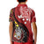 Tonga Ngatu And Australia Aboriginal Kid Polo Shirt Tongan Dove And Kangaroo Together