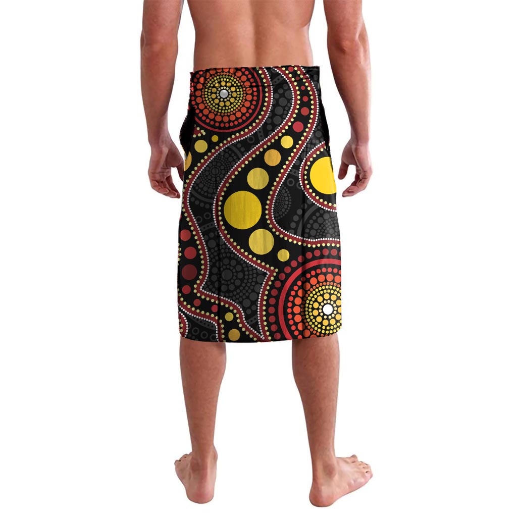 Tonga Ngatu And Australia Aboriginal Lavalava Tongan Dove And Kangaroo Together LT05 - Polynesian Pride