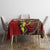 Tonga Ngatu And Australia Aboriginal Tablecloth Tongan Dove And Kangaroo Together