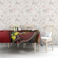 Tonga Ngatu And Australia Aboriginal Tablecloth Tongan Dove And Kangaroo Together LT05 - Polynesian Pride
