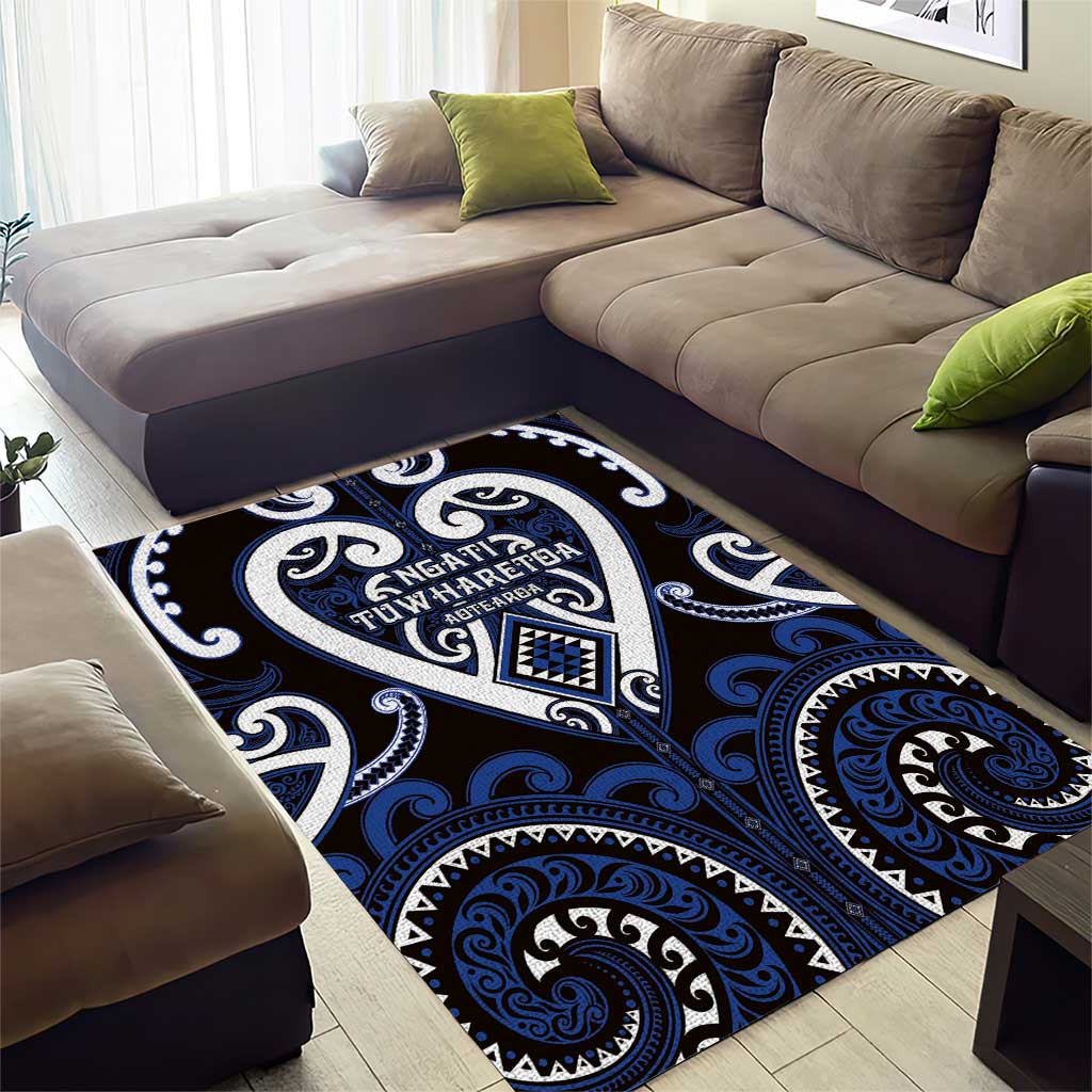 Aotearoa Ngati Tuwharetoa Area Rug Maori Tribal Pattern LT05 - Polynesian Pride