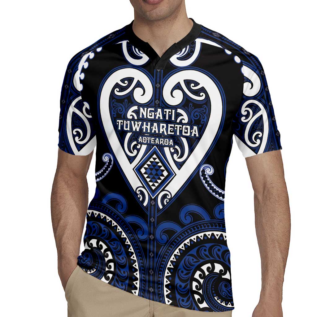 Custom Aotearoa Ngati Tuwharetoa Rugby Jersey Maori Tribal Pattern LT05 - Polynesian Pride