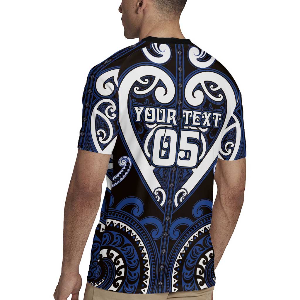 Custom Aotearoa Ngati Tuwharetoa Rugby Jersey Maori Tribal Pattern LT05 - Polynesian Pride