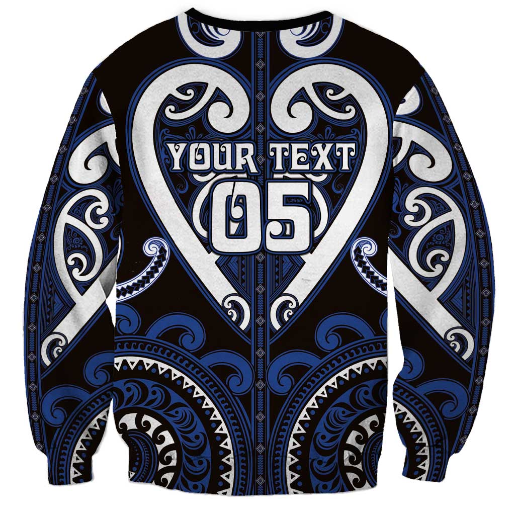 Custom Aotearoa Ngati Tuwharetoa Sweatshirt Maori Tribal Pattern LT05 - Polynesian Pride
