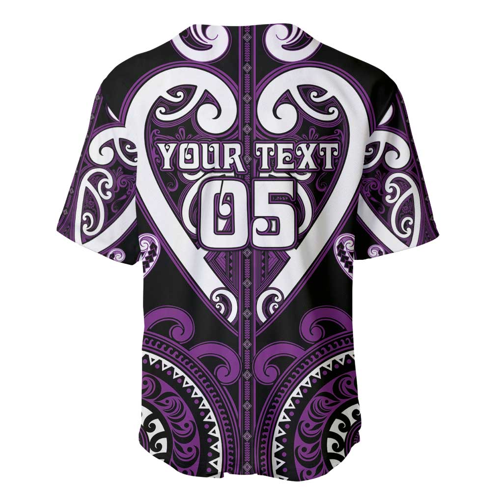 Custom Aotearoa Rangitane Baseball Jersey Maori Tribal Pattern LT05 - Polynesian Pride