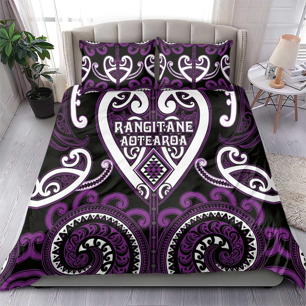 Aotearoa Rangitane Bedding Set Maori Tribal Pattern LT05 - Polynesian Pride