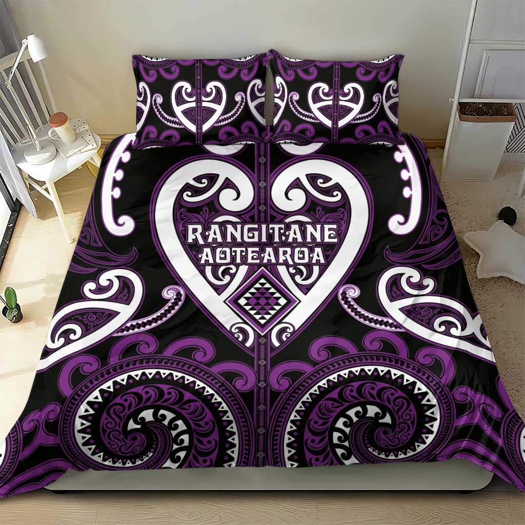 Aotearoa Rangitane Bedding Set Maori Tribal Pattern LT05 - Polynesian Pride