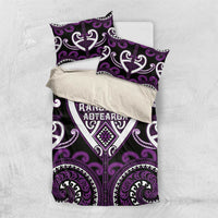 Aotearoa Rangitane Bedding Set Maori Tribal Pattern LT05 US Twin 172cm x 218cm Purple - Polynesian Pride