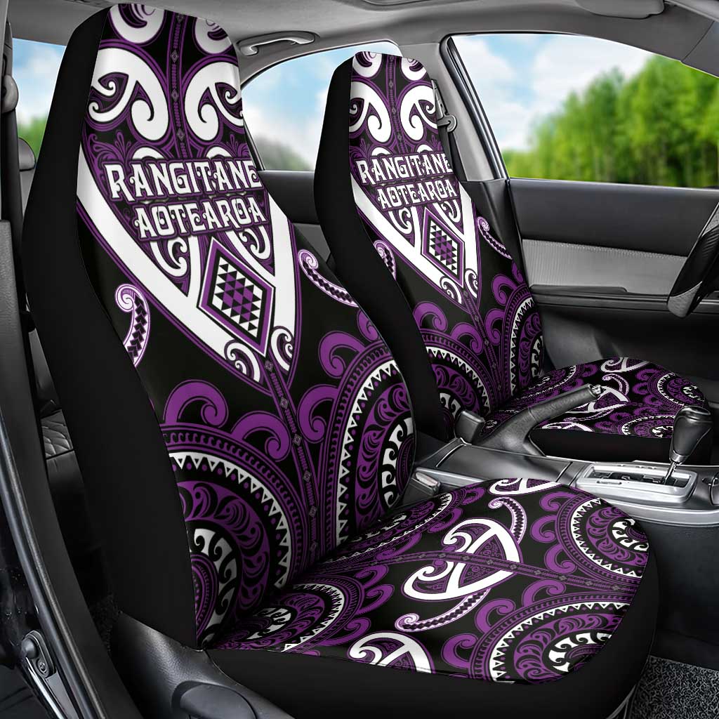 Aotearoa Rangitane Car Seat Cover Maori Tribal Pattern LT05 - Polynesian Pride