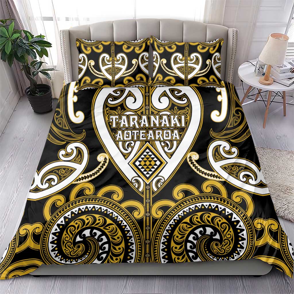 Aotearoa Taranaki Bedding Set Maori Tribal Pattern LT05 - Polynesian Pride