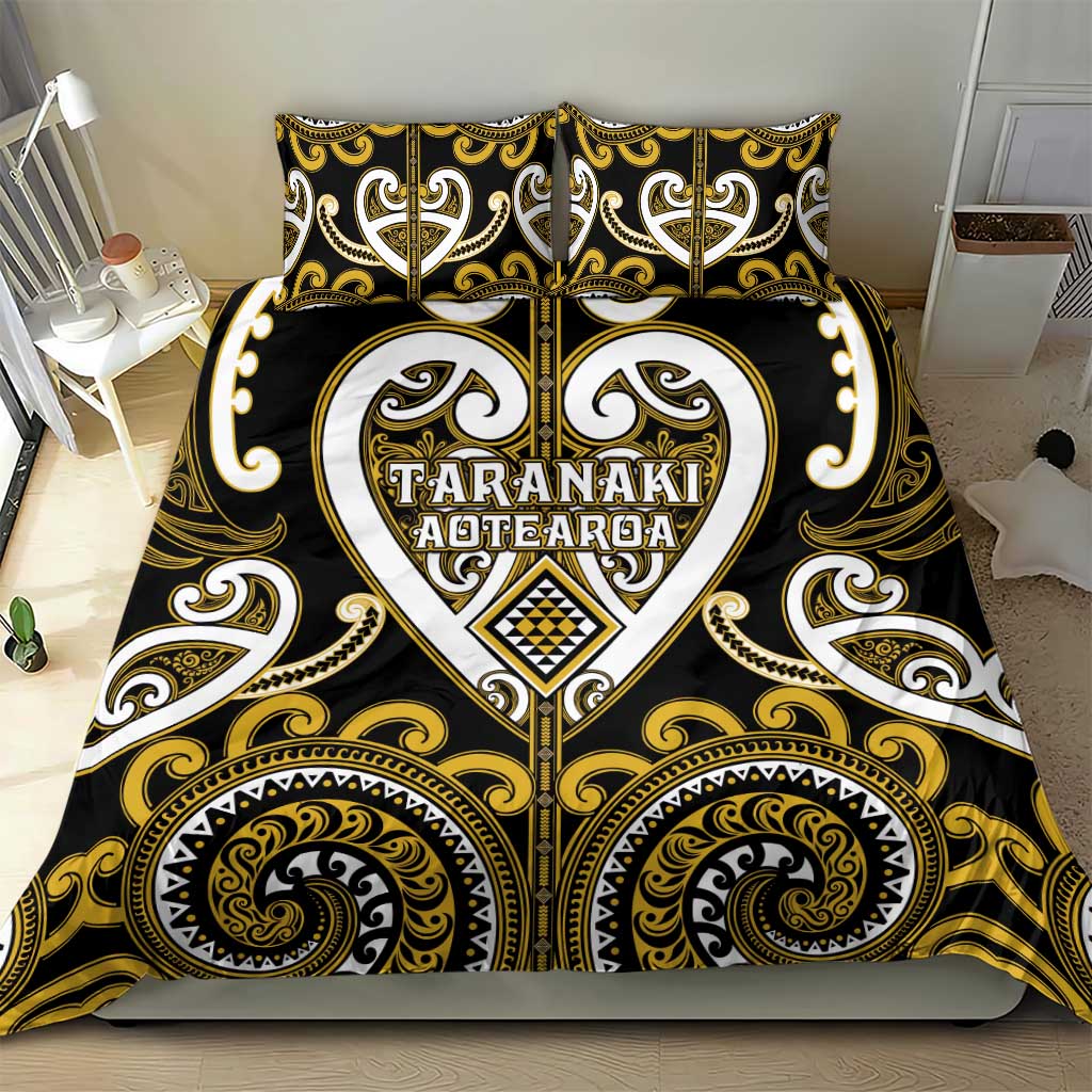 Aotearoa Taranaki Bedding Set Maori Tribal Pattern LT05 - Polynesian Pride