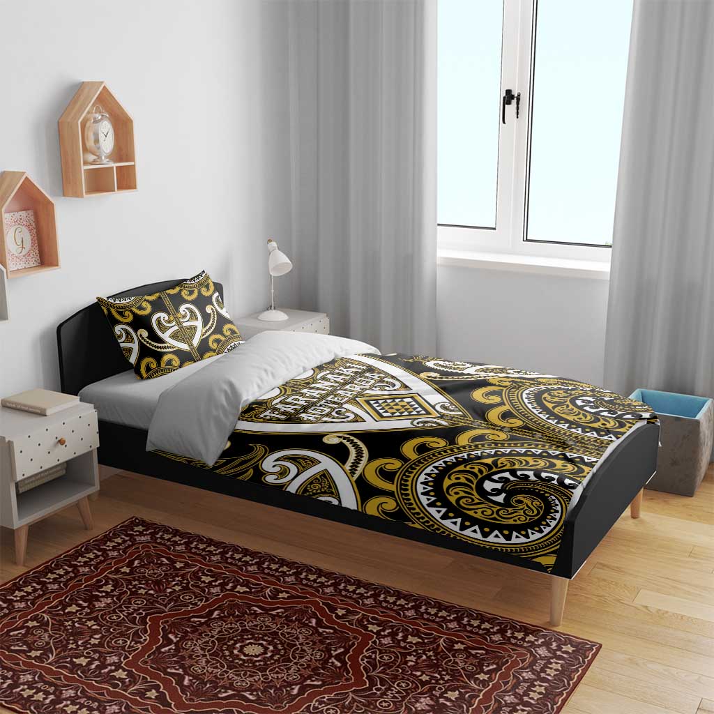 Aotearoa Taranaki Bedding Set Maori Tribal Pattern LT05 - Polynesian Pride