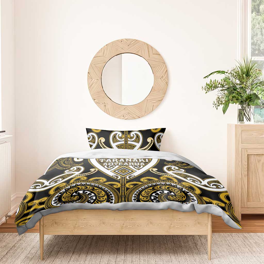 Aotearoa Taranaki Bedding Set Maori Tribal Pattern LT05 - Polynesian Pride