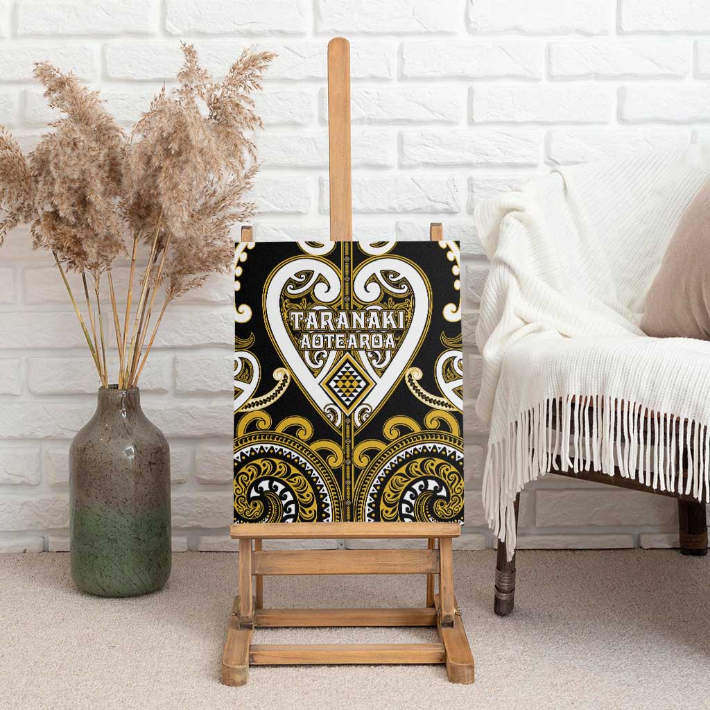 Aotearoa Taranaki Canvas Wall Art Maori Tribal Pattern LT05 - Polynesian Pride