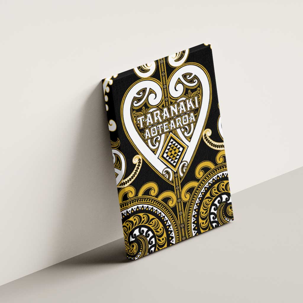Aotearoa Taranaki Canvas Wall Art Maori Tribal Pattern LT05 - Polynesian Pride