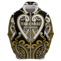Custom Aotearoa Taranaki Hoodie Maori Tribal Pattern LT05 - Polynesian Pride