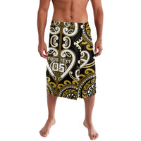 Custom Aotearoa Taranaki Lavalava Maori Tribal Pattern LT05 Yellow - Polynesian Pride
