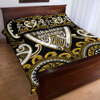 Aotearoa Taranaki Quilt Bed Set Maori Tribal Pattern LT05 - Polynesian Pride