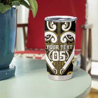 Custom Aotearoa Taranaki Tumbler Cup Maori Tribal Pattern LT05 - Polynesian Pride