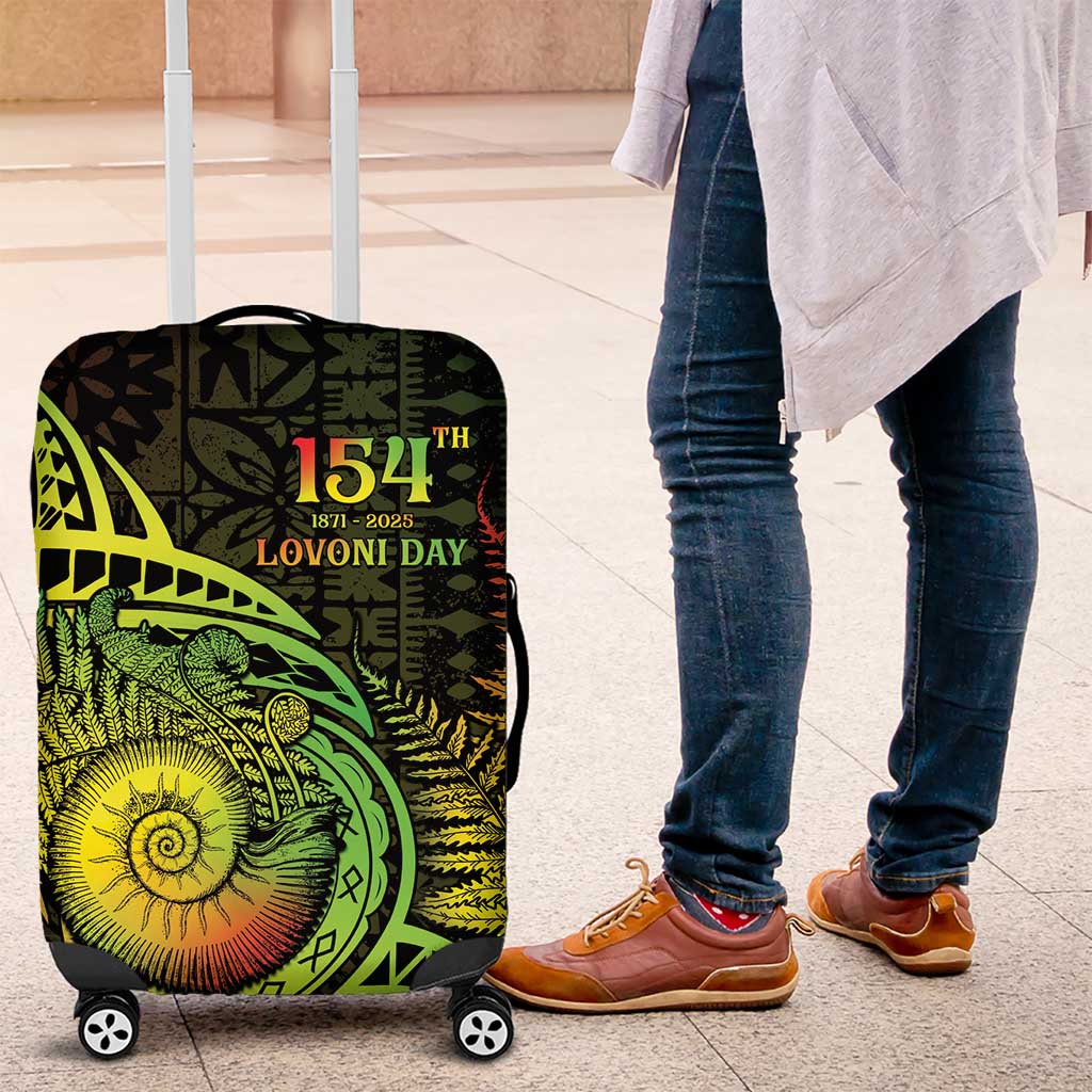 Fiji Lovoni Day Luggage Cover 154th Years LT05 Reggae - Polynesian Pride