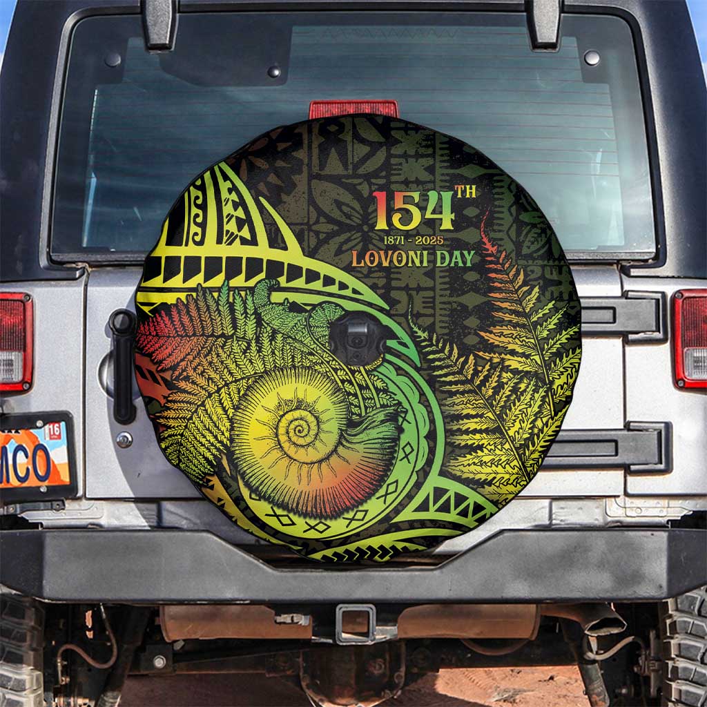 Fiji Lovoni Day Spare Tire Cover 154th Years LT05 Reggae - Polynesian Pride