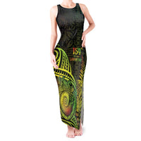 Personalised Fiji Lovoni Day Tank Maxi Dress 154th Years LT05 Women Reggae - Polynesian Pride