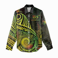 Personalised Fiji Lovoni Day Women Casual Shirt 154th Years LT05 - Polynesian Pride