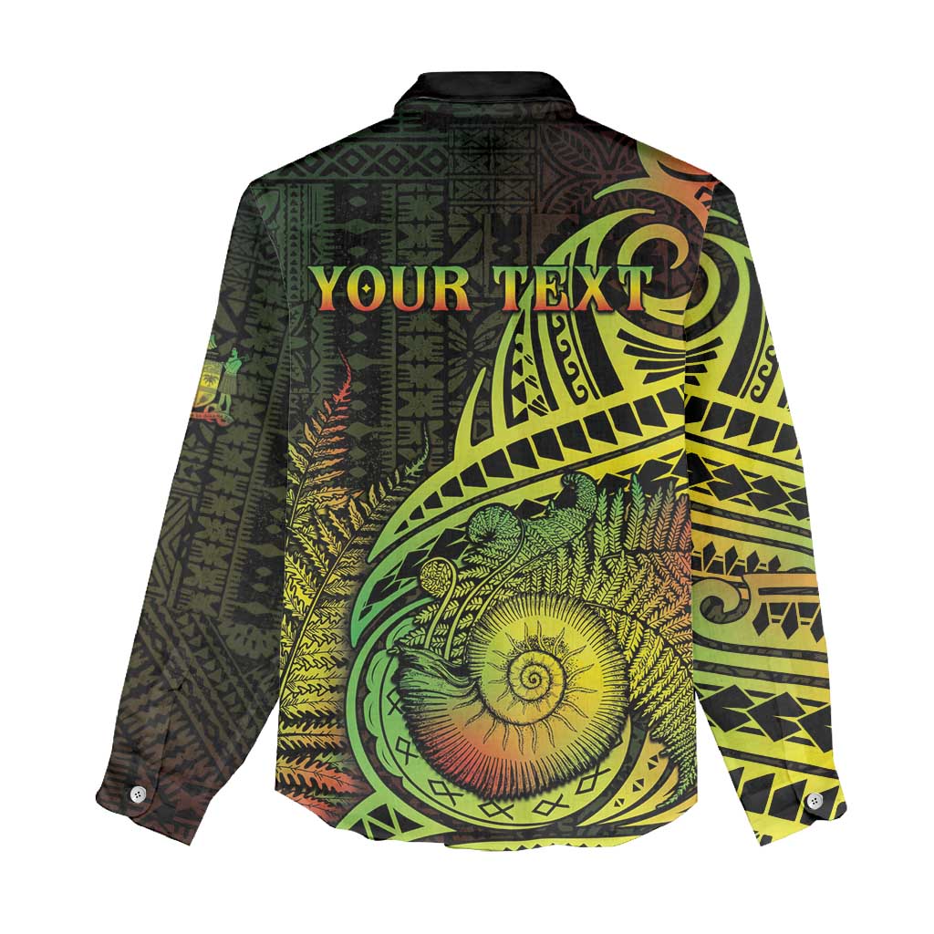 Personalised Fiji Lovoni Day Women Casual Shirt 154th Years LT05 - Polynesian Pride