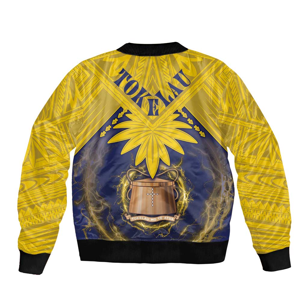 Tokelau Tokehega Day Bomber Jacket National Badge Special Style LT05 - Polynesian Pride