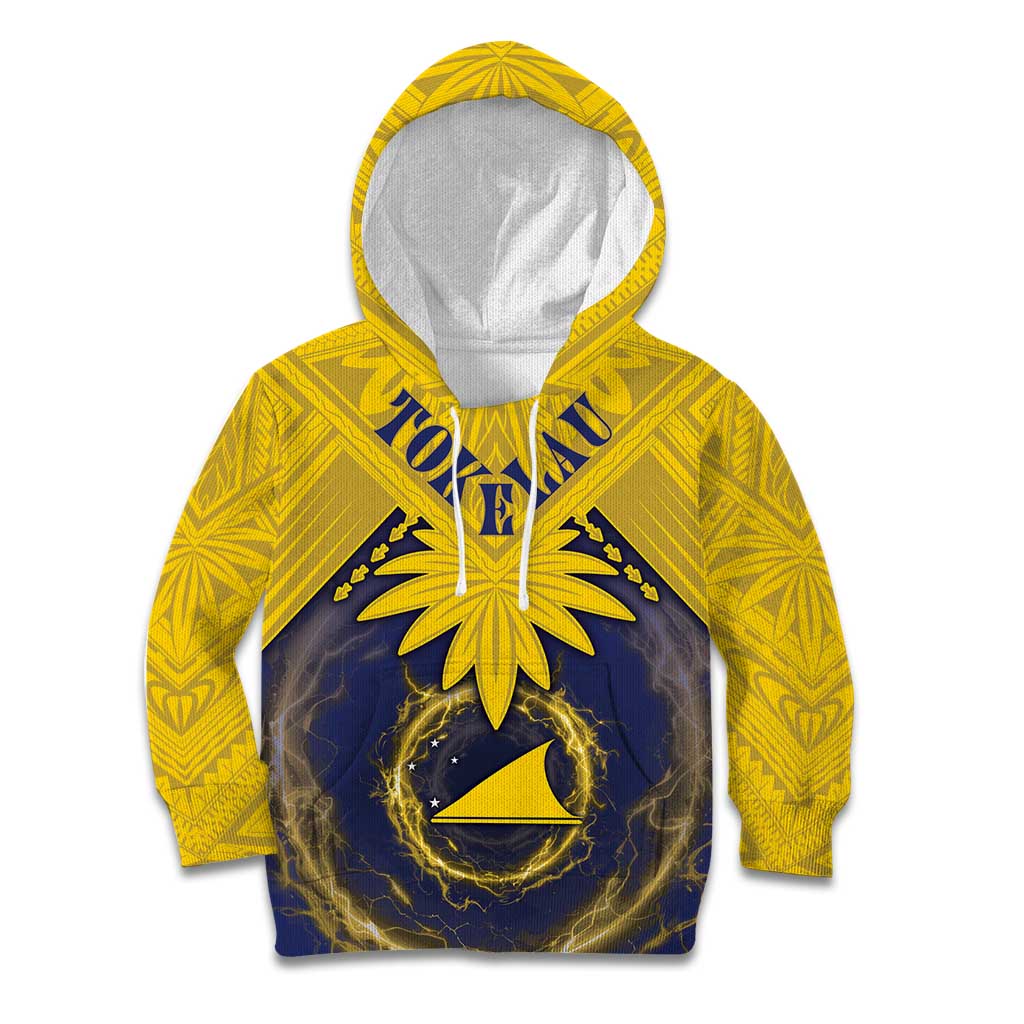 Tokelau Tokehega Day Kid Hoodie National Badge Special Style LT05 Hoodie Yellow - Polynesian Pride