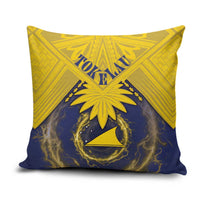 Tokelau Tokehega Day Pillow Cover National Badge Special Style LT05 Yellow - Polynesian Pride