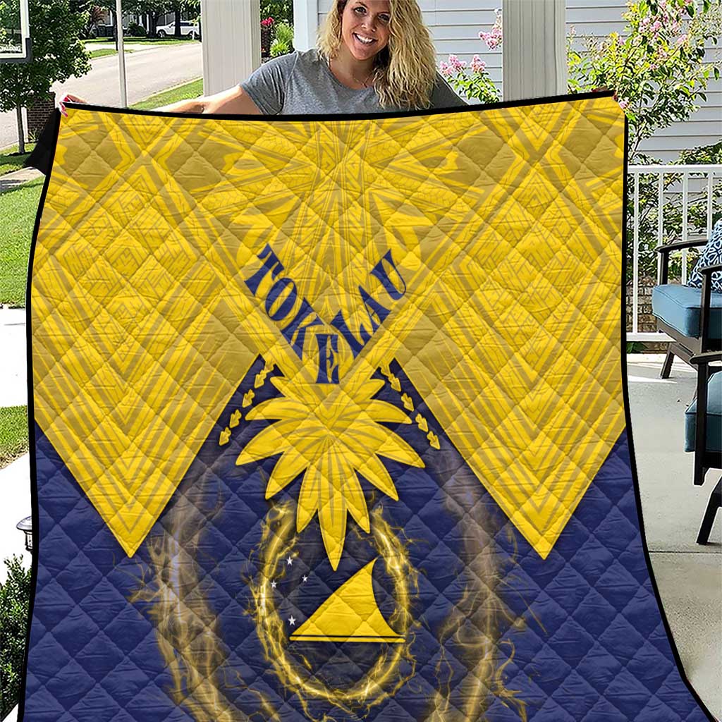 Tokelau Tokehega Day Quilt National Badge Special Style LT05 Yellow - Polynesian Pride