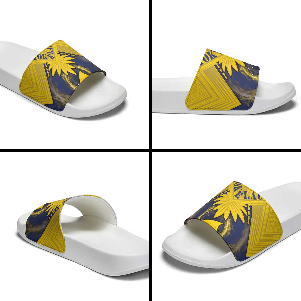 Tokelau Tokehega Day Slide Sandals National Badge Special Style LT05 - Polynesian Pride