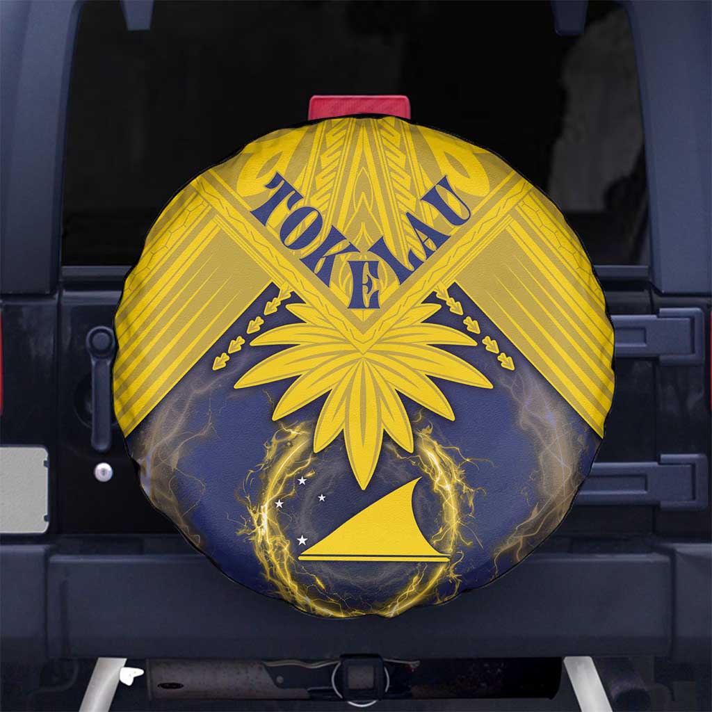 Tokelau Tokehega Day Spare Tire Cover National Badge Special Style LT05 No hole Yellow - Polynesian Pride