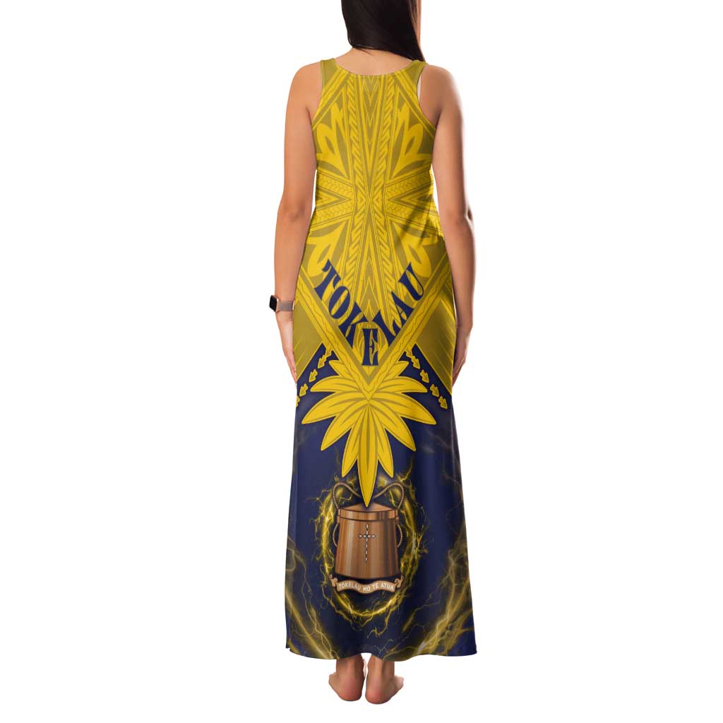 Tokelau Tokehega Day Tank Maxi Dress National Badge Special Style LT05 - Polynesian Pride