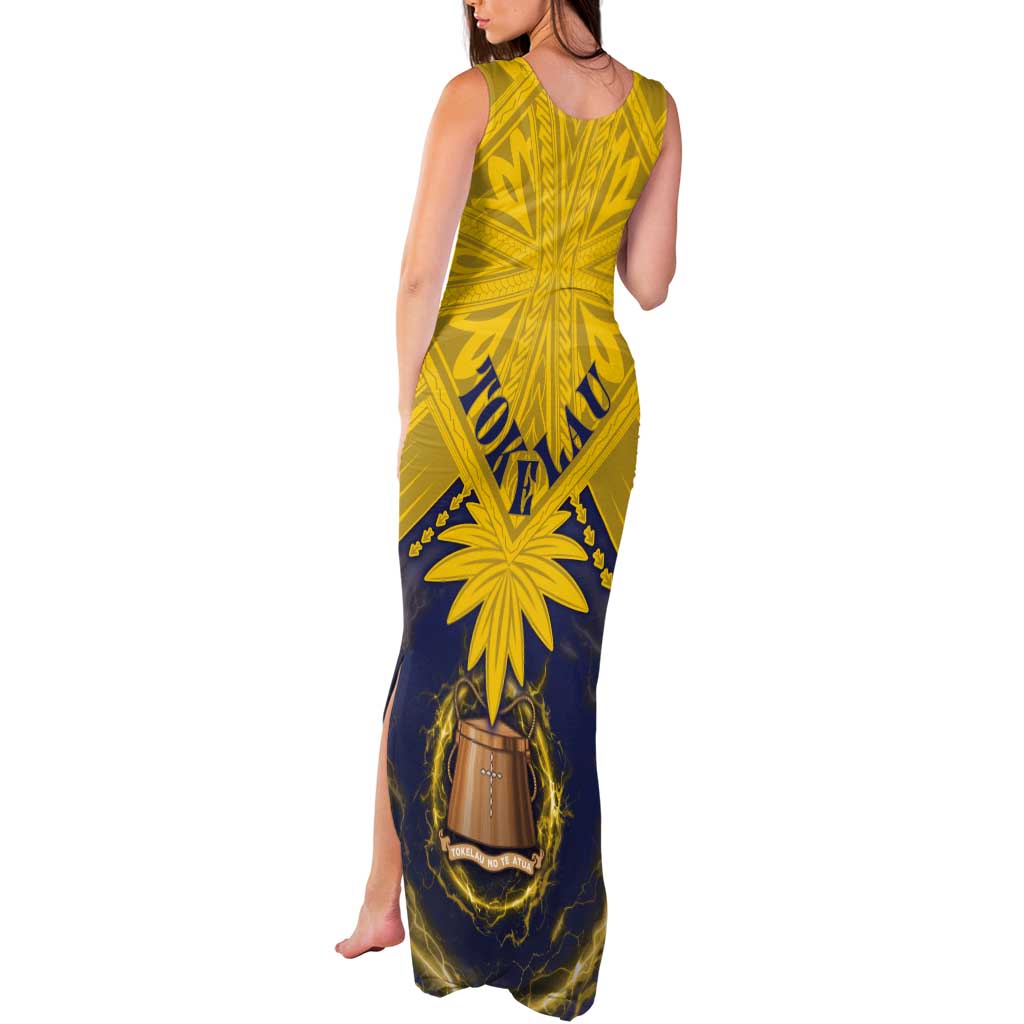 Tokelau Tokehega Day Tank Maxi Dress National Badge Special Style LT05 - Polynesian Pride