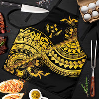 Kosrae Liberation Day Apron Polynesian Floral Tattoo LT05 Gold - Polynesian Pride