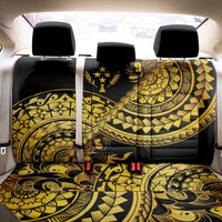 Kosrae Liberation Day Back Car Seat Cover Polynesian Floral Tattoo LT05 - Polynesian Pride