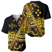 Kosrae Liberation Day Baseball Jersey Polynesian Floral Tattoo LT05 - Polynesian Pride