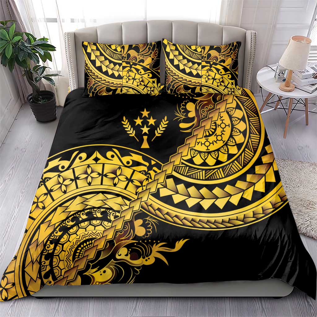 Kosrae Liberation Day Bedding Set Polynesian Floral Tattoo LT05 - Polynesian Pride