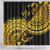 Kosrae Liberation Day Shower Curtain Polynesian Floral Tattoo LT05 - Polynesian Pride