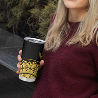 Kosrae Liberation Day Tumbler Cup Polynesian Floral Tattoo LT05 - Polynesian Pride