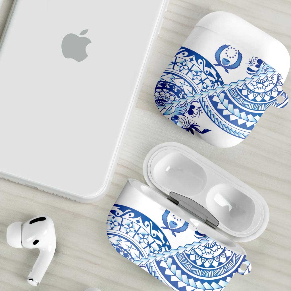 Pohnpei Liberation Day AirPods Case Polynesian Floral Tattoo LT05 - Polynesian Pride