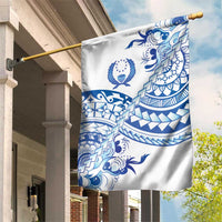 Pohnpei Liberation Day Garden Flag Polynesian Floral Tattoo LT05 House Flag White - Polynesian Pride
