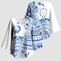 Pohnpei Liberation Day Kimono Sleeve Blouse Polynesian Floral Tattoo LT05 - Polynesian Pride