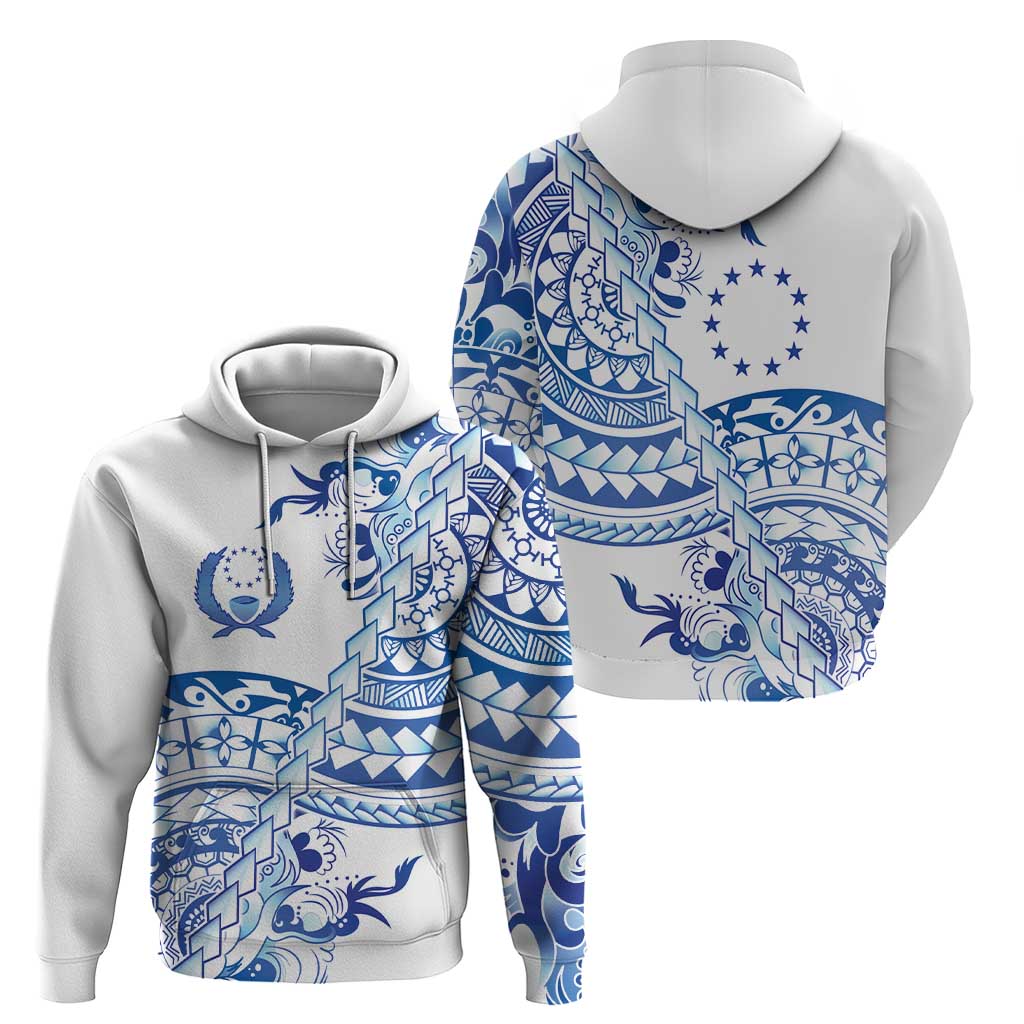 Pohnpei Liberation Day Zip Hoodie Polynesian Floral Tattoo LT05 - Polynesian Pride
