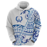 Pohnpei Liberation Day Zip Hoodie Polynesian Floral Tattoo LT05 - Polynesian Pride