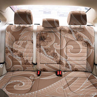 Hawaii Brown Hibiscus Pikake Lei Back Car Seat Cover LT05 - Polynesian Pride
