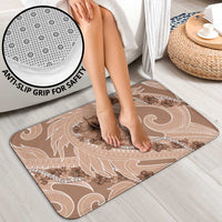 Hawaii Brown Hibiscus Pikake Lei Bathroom Set LT05 - Polynesian Pride