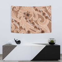 Hawaii Brown Hibiscus Pikake Lei Tapestry LT05 - Polynesian Pride